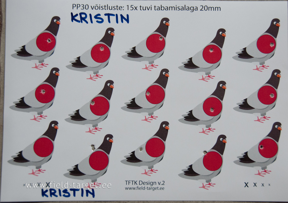 Kristin Antsmäe, made an amesing comeback with kneeling position results and made it to reshooting